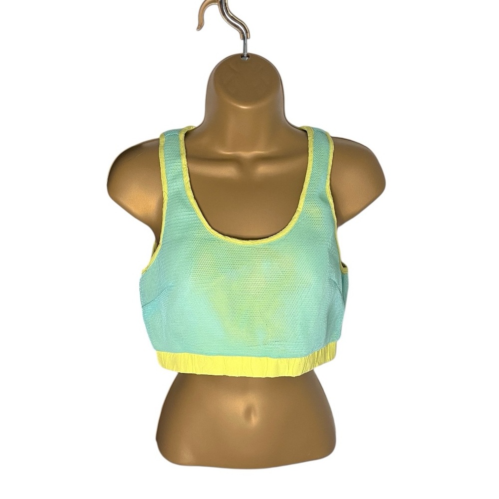 Do + Be Mesh Sleeveless Crop Top Small